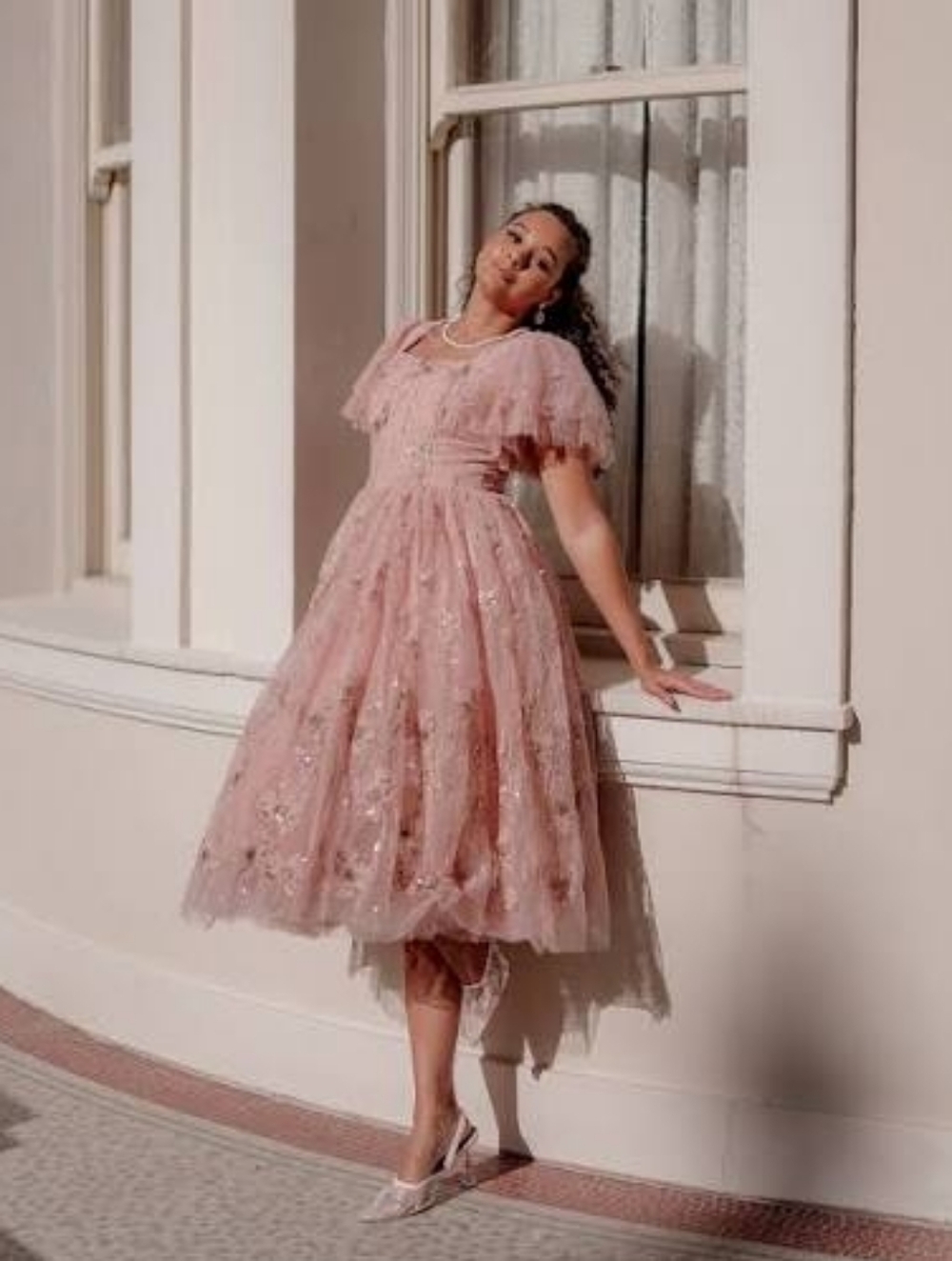 Vintage-Inspired Pink Eloise Dress Jessa Kaye